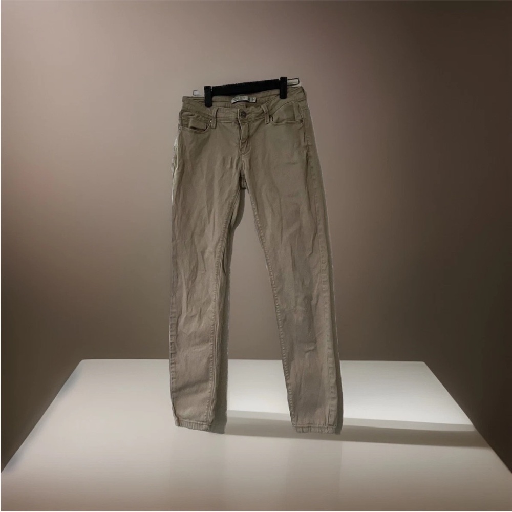 Vintage Denim Blvd Women’s Khaki Tan Denim Size 5
